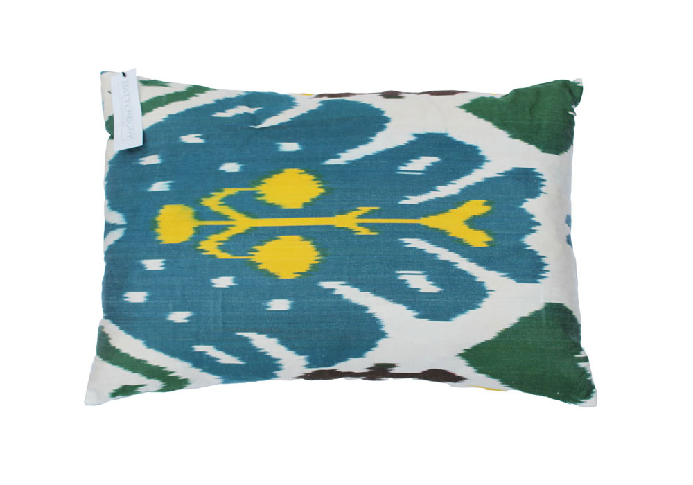 Luxury Silk Ikat Cushions from Batterbury